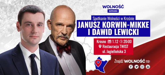 1 grudnia Janusz Korwin-Mikke spotka się krośnianami