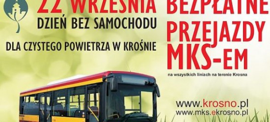 PIĄTEK: Dzień bez samochodu (22.09) również w Krośnie. Bezpłatna komunikacja MKS
