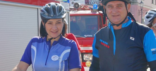 Krośnieńska policjantka promuje honorowe krwiodawstwo. Przejechała na rowerze 58 km (ZDJĘCIA)