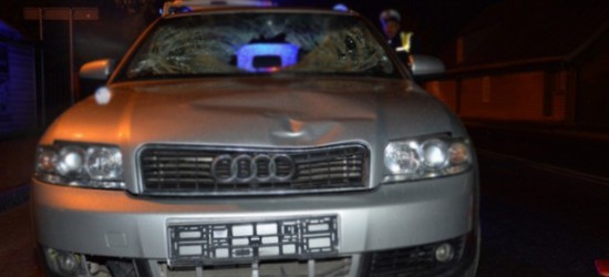 Pijany kierowca potrącił pieszego w Miejscu Piastowym. Poważne obrażenia 37-latka (ZDJĘCIA)