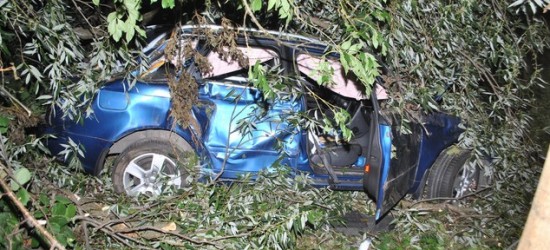 BARWINEK: Zasnęła i spadła autem ze skarpy